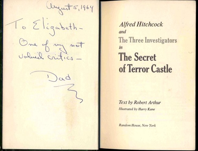 Widmung von Robert Arthur (1964)